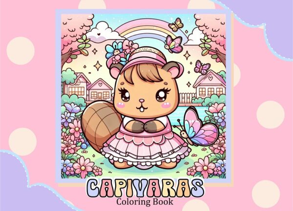 Colorir Capivara
