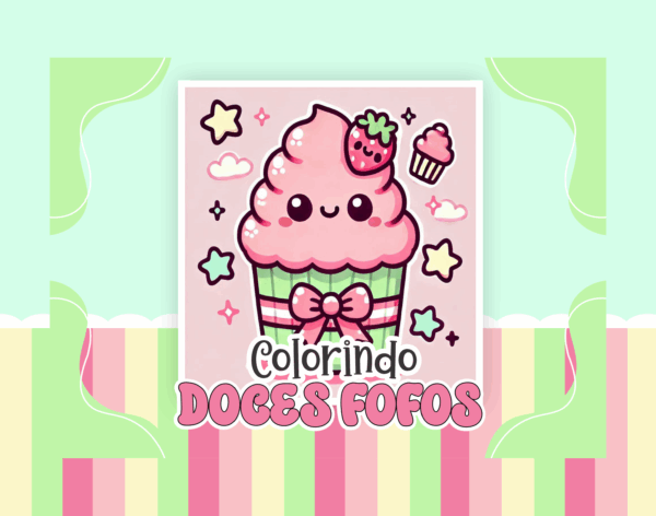 Colorindo Doces Fofos