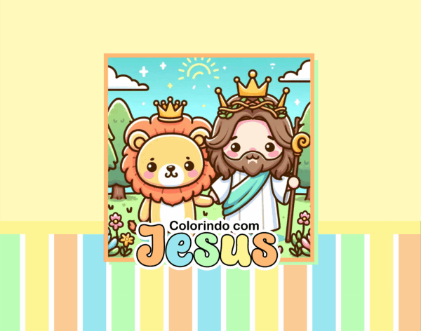 Colorindo com Jesus